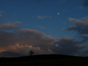 Abendhimmel bei Duchtlingen / Hegau