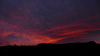 Abendrot am Hohenstoffel, Januar 2020