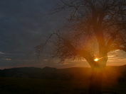 Sonnenaufgang Weiterdingen, Ostern 2020