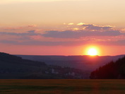 Weiterdingen unterm Sonnenuntergang, Mai 2020