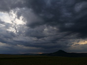 Gewitterwolken ber dem Hohenhewen, Juni 2020