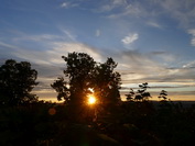 Sonnenuntergang auf dem Mgdeberg, Juli 2020