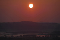 Sonnenaufgang im Herbstnebel, Nhe Mgdeberg, September 2020