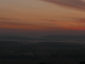 Sonnenaufgang im Herbstnebel, Nhe Mgdeberg, September 2020