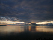 Sonnenaufgang beim Seeburgpark Kreuzlingen, September 2020