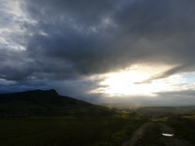 Abendsonne am Hohenstoffel, Oktober 2020