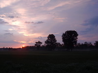 Sonnenaufgang bei Hausen an der Aach