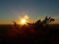 Sonnenuntergang auf der Schwbischen Alb